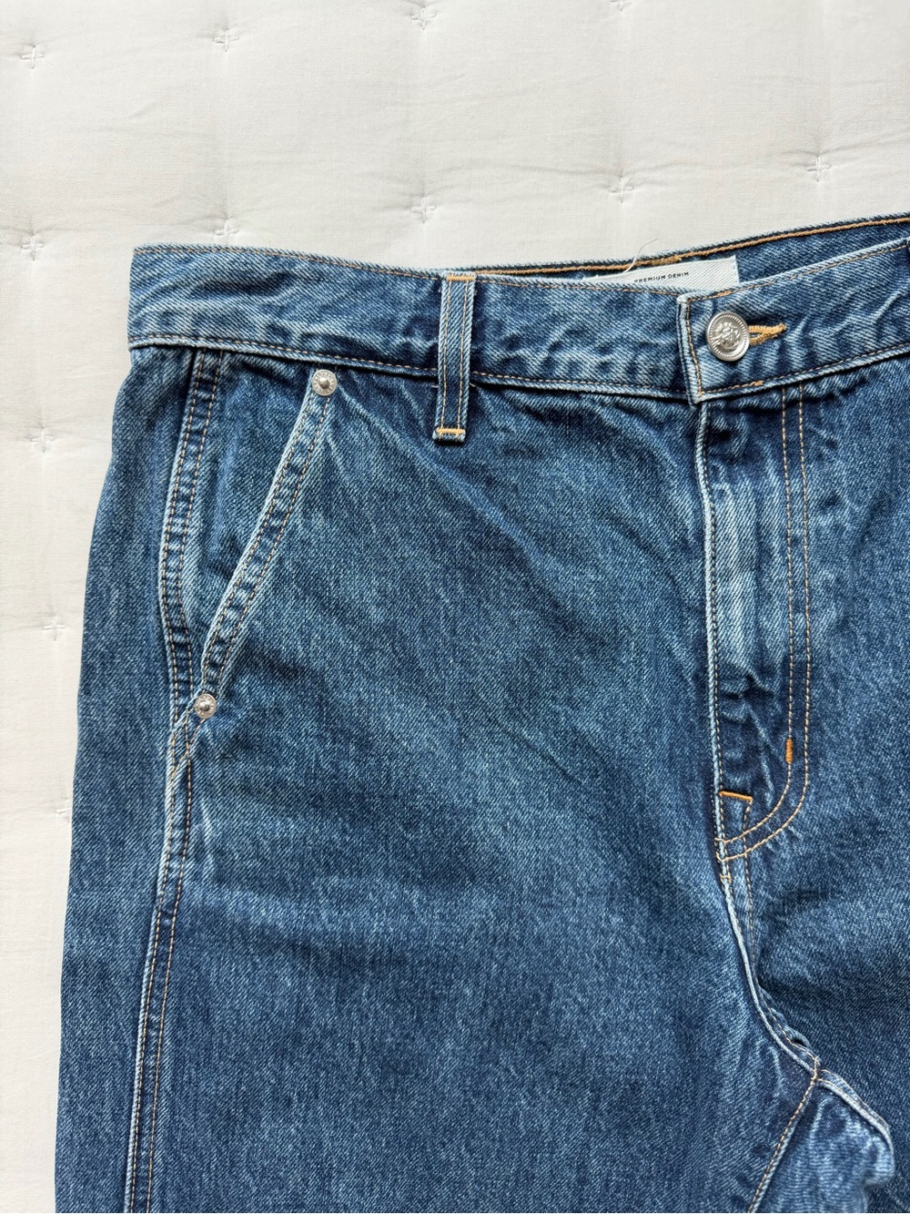 SLVRLAKE 28 Grace Double Seam Wide Leg Jeans Forbidden Love - Picture 10 of 13